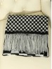 Premium Soft Houndstooth Cape W/ Fringes